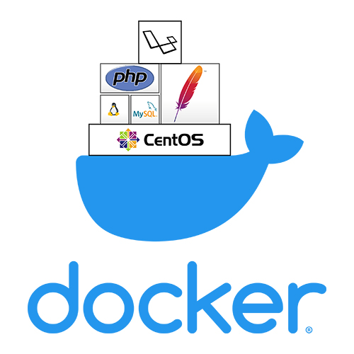 Dockerでosから作るcentos8+apache2.4+laravel 6 開発環境構築
